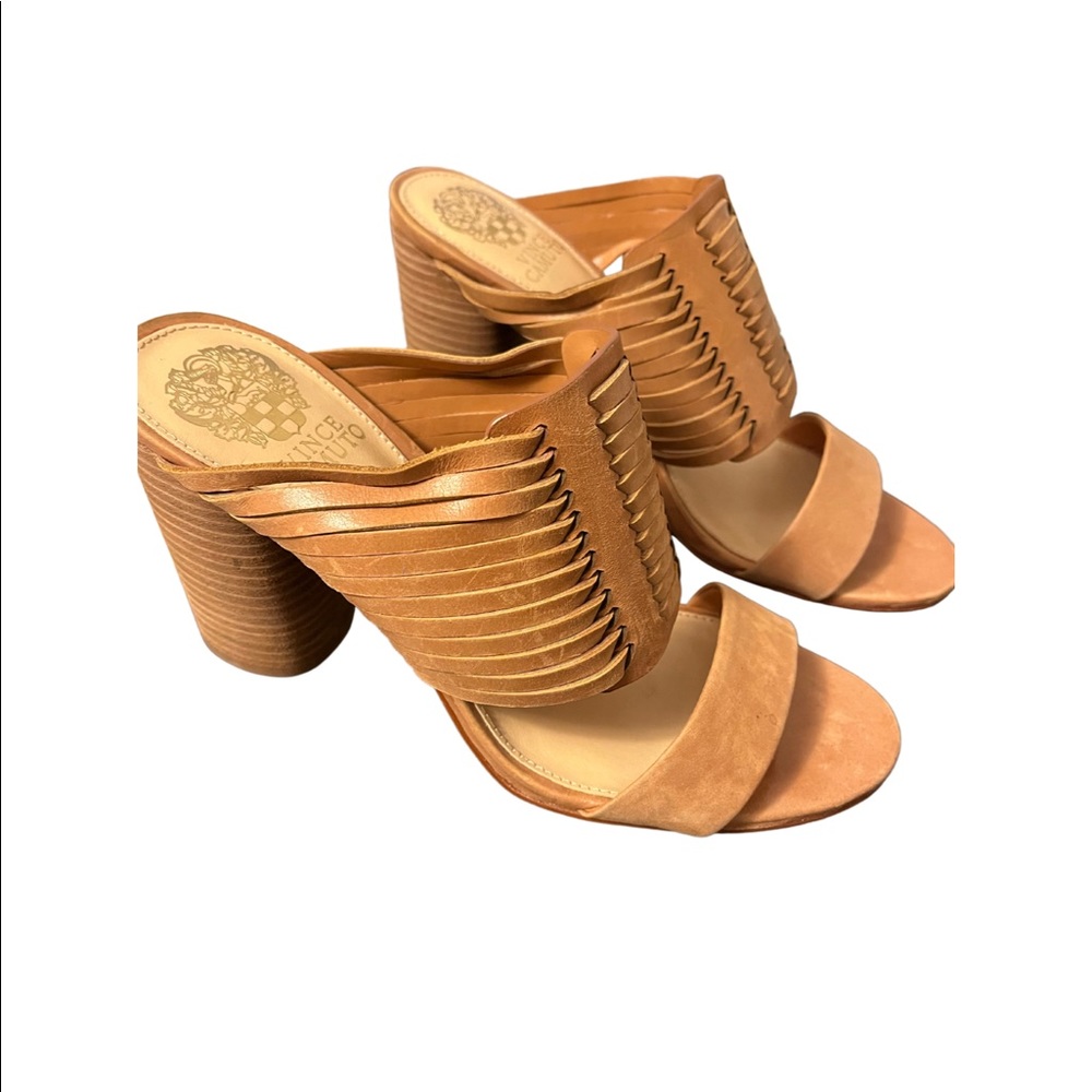 Vince Camuto Leather Slides